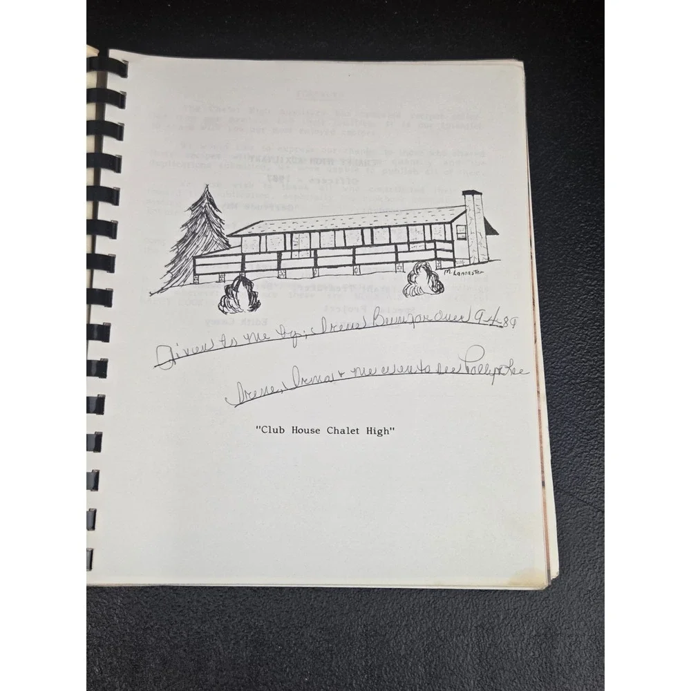 The Goodie Book Of Chalet High Fancy Gap, VA‎ Cookbook Local Recipes 1987